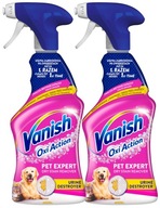 Súprava Vanish Oxi Action Pet Expert Sprej na čistenie kobercov 2 x 500 ml
