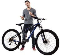 MTB АЛЮМІНІЄВИЙ ЛЕГКИЙ ГІРСЬКИЙ ВЕЛОСИПЕД 29 ЧОЛОВІЧИЙ ЖІНОЧИЙ З ПОВНОЮ РАМОЮ 18