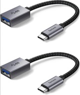 Syntech Adapter, kabel typu USB C na USB A 3.0, 2 szt.