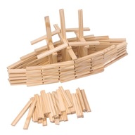 150 kusov drevených stavebných dosiek pre