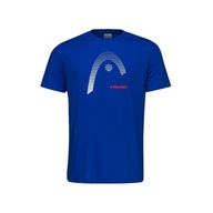 Koszulka tenisowa męska HEAD CLUB CARL T-shirt Niebieska L