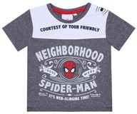 Šedo-biele chlapčenské tričko Spider Man 104 cm