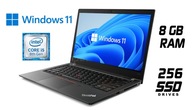 Notebook Lenovo Thinkpad T480s 14 " Intel Core i5 8 GB / 256 GB čierny