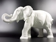 Veľká figúrka biely slon porcelán Grafenthal