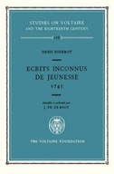 Denis Diderot, Ecrits Inconnus de Jeunesse 1745: