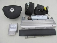 VW T5 airbag poduszka kierowcy pasażera pas moduł KOMPLET