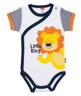 Body Rozopínacie Obálkové LITTLE KING 0-2 mes 56 cm