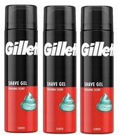 ŻEL DO GOLENIA GILLETTE 3 x 200ml REGULAR DLA MĘŻCZYZN