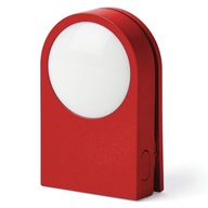 Lexon Lucie klips z latarką LED czerwony