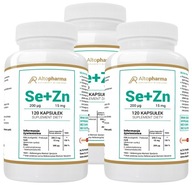 AltoPharma SELEN + ZINOK Zrak Imunita Štítna žľaza Testosterón Spermatogenéza