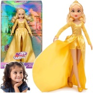 LALKA WINX CLUB GRAND BALL STELLA VÍLA 26 cm BLOND VLASY ŽLTÁ SUKŇA