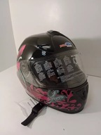 KASK MOTOCYKLOWY KASK FS-801 GLOSS BLACK ROZ.L