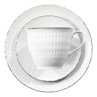 Kávéscsésze 6 fő részére / 18 el. Sofia Arany vonal Ćmielów