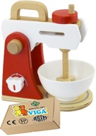 Drewniany MIKSER KUCHENNY zabawkowy AGD VIGA zabawki sensoryczne do Kuchni