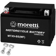 Moretti Akumulátor AGM (Gel) MTX9-BS Moretti 12V 8Ah 120A L+
