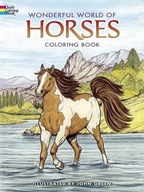 Wonderful World of Horses Coloring Book Green