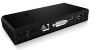 ICY BOX IB-DK2241AC čierny USB 3.0