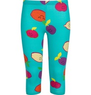 Legginsy dziewczęce leginsy 3/4 dziecięce bawełniane 164 owocowy print Endo