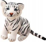 Tiger plyšové hračky 27 cm (Biela)