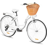 ЖІНОЧИЙ МІСЬКИЙ ВЕЛОСИПЕД 28 ORLANDO 7 LIGHT SHIMANO GEAR LADY + БЕЗКОШТОВНИЙ КОШИК