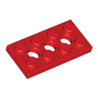 LEGO Technic Płytka Plate 2x4 Red Czerwony 3709b