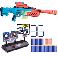 NERF SADA FORTNITE STORM SCOUT SNIPERKA ELEKTRONICKÝ CIFERNÍK 36 ŠÍPOK