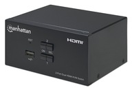 Switch KVM HDMI/USB 2x1 Dual-Monitor, 4K*30Hz
