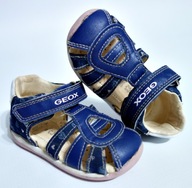 GEOX niemowlęce buty sandały SKÓRZANE zakryte lekkie wygodne 20 12cm