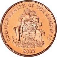 Moneta, Bahamy, Elizabeth II, Cent, 2006, MS(63),