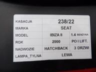light TL Seat Ibiza II FL 6K6945257C