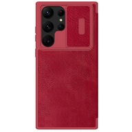 Flipové puzdro Nillkin pre Samsung Galaxy S23 Ultra Qin Pro červené