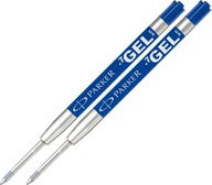 Wkład do długopisu Parker M żelowy niebieski x2