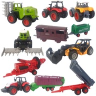 Poľnohospodárske stroje Sada Traktory Stroje a Kombajn