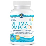 NORDIC NATURALS Ultimate Omega-D3 1280mg 120 GelCa