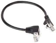 Kabel sieciowy Patchcord UTP 25 cm Prosty-Kątowy