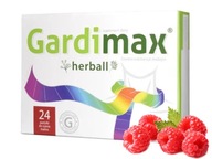 GARDIMAX HERBALL z maliną 24 pastylki do ssania