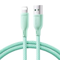 Kabel Joyroom Multi-Color Series SA34-AL3 USB-A / Lightning 3A 1m zielony