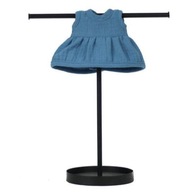 Ubranko Sukienka muślinowa dla lalki Miniland 21 cm Denim Blue