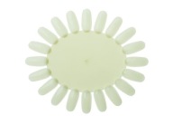 Színes stencil "napfény" - tejfehér