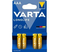 Baterie VARTA AAA Long Lfie LR3 1,5V 4 SZTUKI