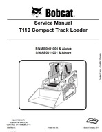 Servisná príručka BobCat T110 Kompaktný pásový nakladač