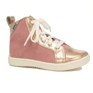 Sneakers dziewczęce BARTEK różowo-złote r.31