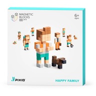 Magnetické kocky Pixio - Happy Family