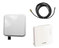 Router 3G 4G LTE DWR-921E + Antena zewnętrzna 10m