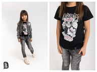 ALL FOR KIDS SADA BOMBERKA+NOHAVICE JEANS 116/122