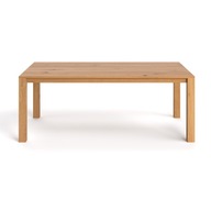 DSI-meble Stôl do kuchyne obývacej izby jedáleň PLAIN 120x100 drevený MASÍVNY DUB