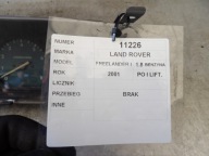 LAND ROVER FREELANDER and LIFT dials D801153L