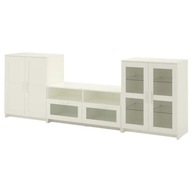 IKEA BRIMNES Kombinácia na TV biela 276x41x95 cm