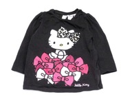 HM grafitowa bluzka z mega Hello Kitty kokardki 62