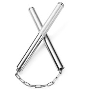 PAŁKA TRENINGOWA 2 w 1 28CM 55CM SKRĘCANA METAL